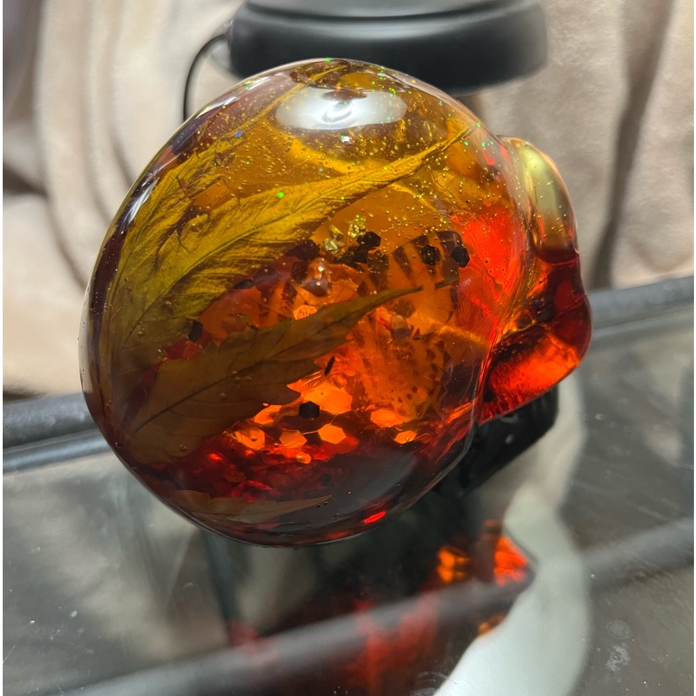 Skeleton head paperweight or Home decoration